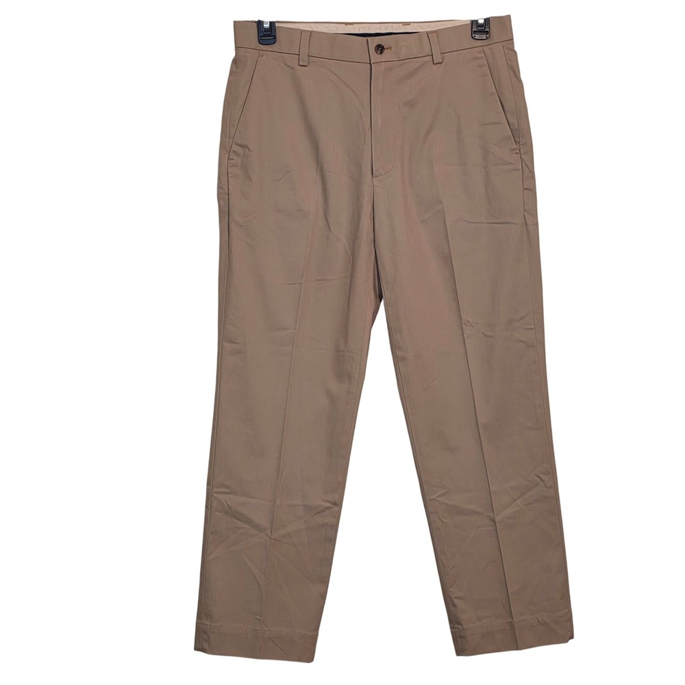 Brooks Brothers Advantage Chino Stretch Clark Fit Mens Pants W33 L30 Khakis